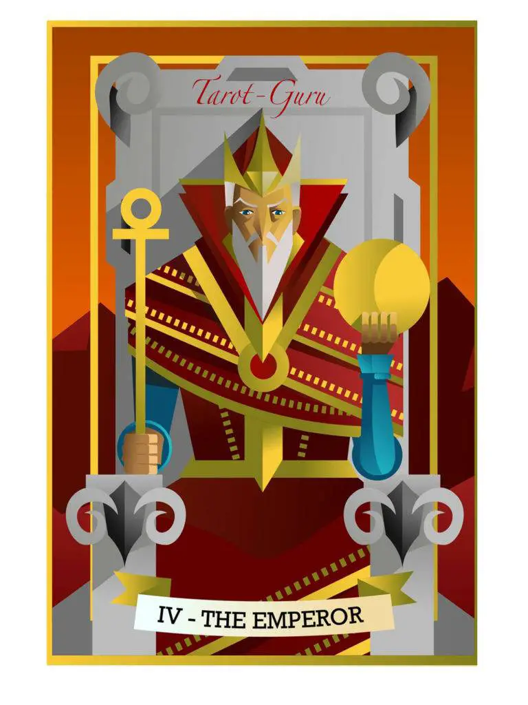 The Tarot Guru Emperor card